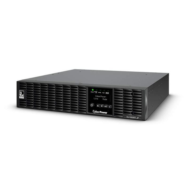 CyberPower (サイバーパワー) OL1000RTJP 無停電ワット数とり備える UPS 常時インバータ/正弦波 1000VA/900W 会社組織用 2U仕合わせマウント型 3年