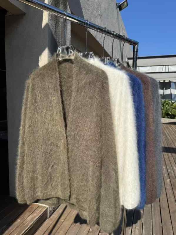 カーディガン メンズ 100%カシミア シングルブレスト 開襟ニット 毛玉耐性 軽量暖か 通勤普段使い ブラウン系 グレー系 秋冬｜ベネフィメントショップ