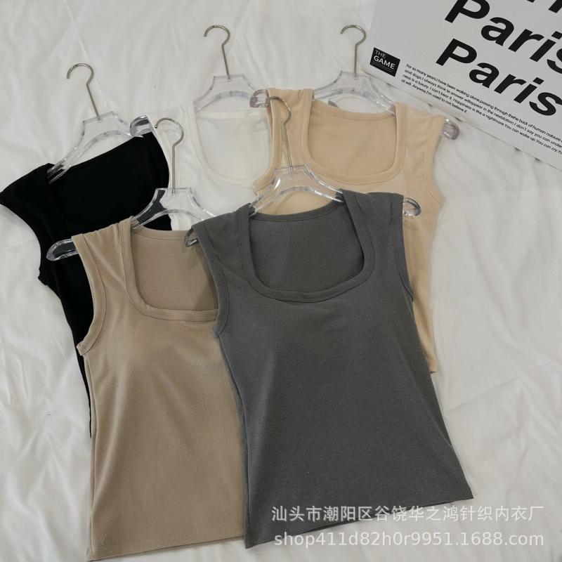 秋冬 女性用 保暖 ベスト 無袖 インナー トップス コットン 素材 伸縮性 軽量 純色 デザイン 方領 シルエット 補正 普段使い 通勤 部屋着 柔らかい 肌触り 吸湿速乾 機能 ビッグシルエット ブラック グレー アイボリー カラー ハイネック 形状｜ベネフィメントショップ