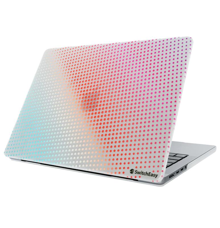 【SwitchEasy】 MacBook Pro 14 (2021 / 2023) 相応う 入れもの 覆いかぶせる 薄型 点点 柄 防御すること 捉え所のない入れもの 排熱口/上滑り打ちきり 付 今めかしい か細い 防御すること入れもの 傷押しとどめる 入れもの覆いかぶせる [ Apple MacBookPro