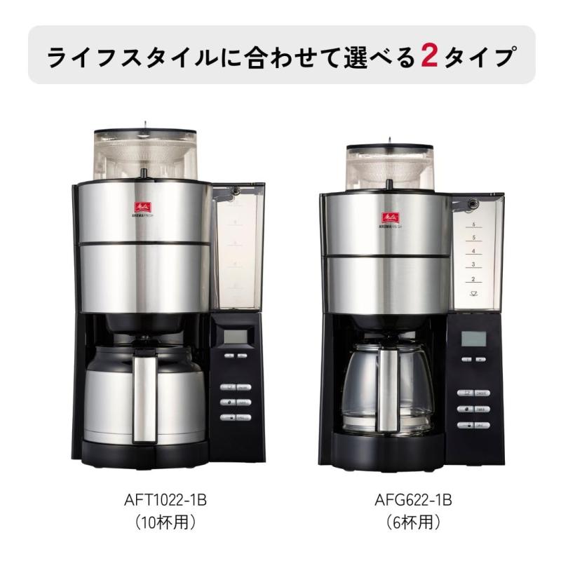 メリタ(Melitta) 全自動フィルターペーパー式 コーヒーメーカー アロマフレッシュ|ベネフィメントショップ