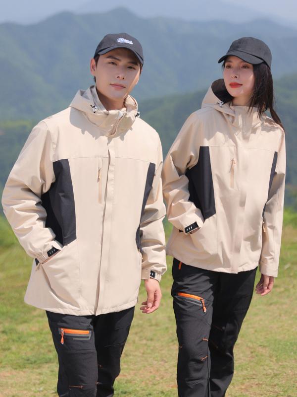 メンズ レディース 冬用 アウトドア ジャケット 防 防水 登山 フリース 着脱可能 軽量 伸縮性 吸湿速乾 再生繊維 ブラック グレー ブルー 秋冬 通勤用 普段使い｜ベネフィメントショップ
