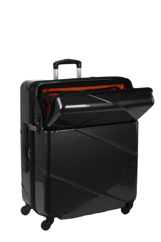 [トラベリスト]スーツケース 無料預入最大サイズ 大容量 キャリーケース キャリーバッグ 拡張 トップオープン サイレント車輪 ジェネラス 105(126)L｜ベネフィメントショップ