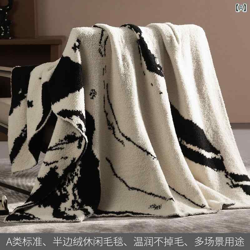 毛布 御膳上等感 片面天鵞絨 寝いす取りまかなう 事務室睡眠時間 余暇 膝掛け 飛行用  室内 パステル色の 軽さ