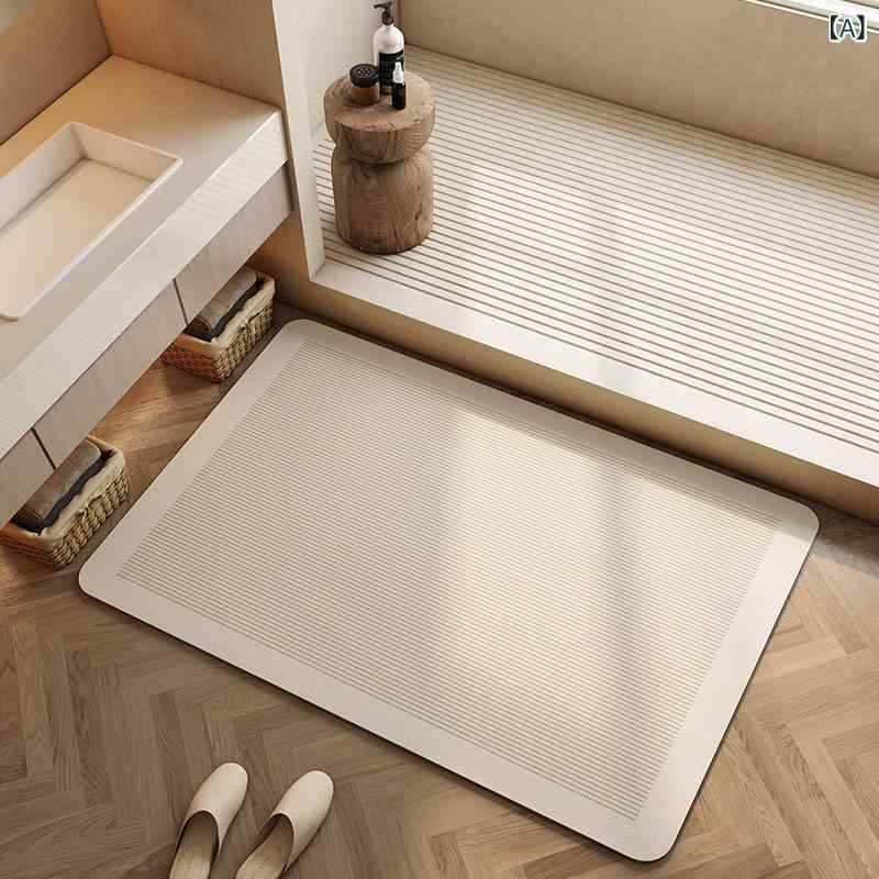 風呂場引っ敷き 室内用便器用 シャワーお座敷 部屋の入り口用 乾湿分け隔てる 防滑 吸水 上滑り打ちきり 吸水性 速乾 延性のある原料品 せっ生間専用