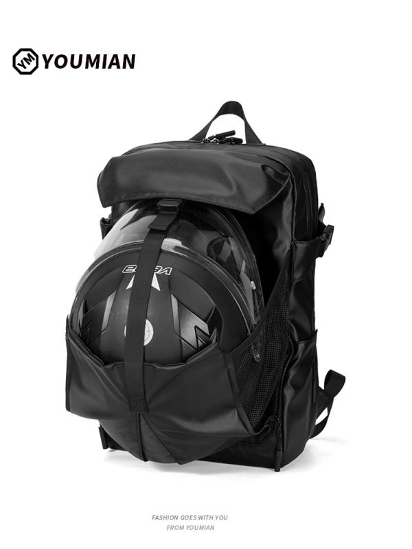 メンズ リュックサック 防水 ヘルメット収納 バイク サイクリング ラップトップ対応 両肩掛け 騎士装備 モータートラベル 軽量 耐久性 通勤 通学 アウトドア｜ベネフィメントショップ