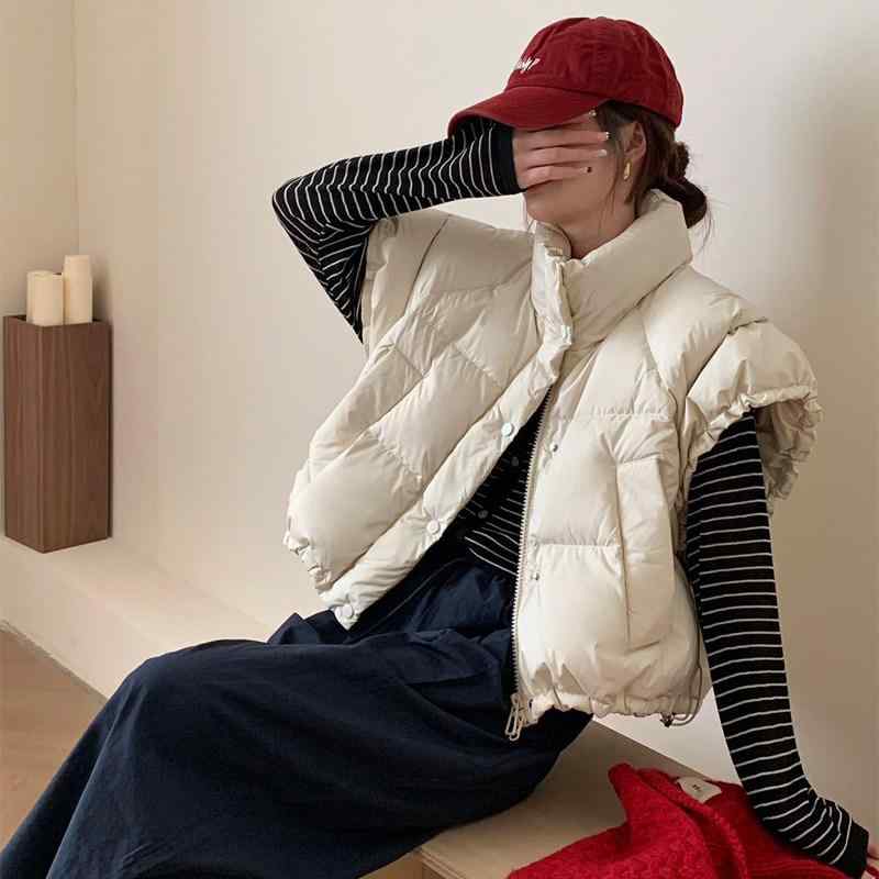 レディース 落ちこむより良い 秋冬 遊撃手丈 酉の方角シェイプ 座標し分かりやすい 小っちゃい相応う 軽さ 生あたたかい アウター 鳥毛原料品 防風 普段使い走り 通い用 伸縮性 黒いこと 薄墨色 ベージュ