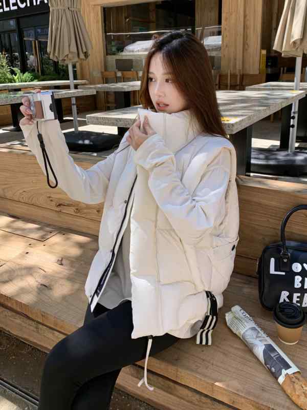 落ちこむ より良い レトロ 照明ランプ色合い 男女兼用 秋冬 心地よい  ホワイトダックダウン 軽さ 生あたたかい アウター 表どおり 流行り物 ゆったり 填まる 防寒着こなし