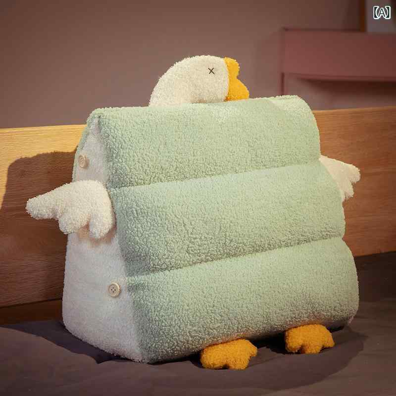 三角形座蒲団 裏枕 ベッドヘッドサポート 抱き枕 腰かばい立て もの柔らか原料品 教え子寮用 寝部屋寝椅子 好いたらしい伸び伸びする 室内用