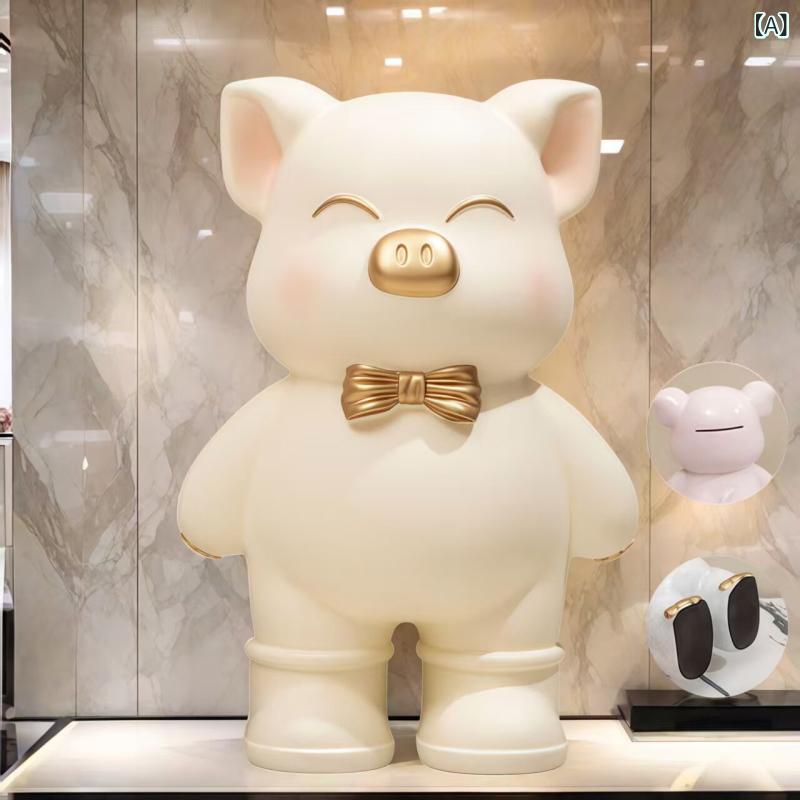 積み立てる箱 キッズ 豚型 大大きさ リビング 飾りつけ 愛くるしい  取り出し式 室内装飾 雑貨 子供部屋 飾りつけ 鋳貨積み立てる 耐久性