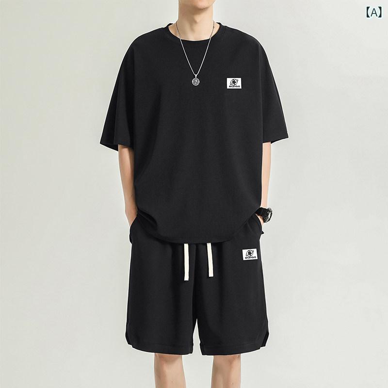 ティーシャツ メンズ 黒いこと 当たること冷感 半袖 夏 ゆったり 薄っぺら 吸湿速乾 駈けっくら 書き割り 心地よい アウトドア トップス 運動競技御召しもの