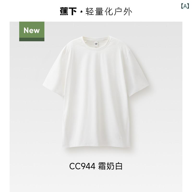 メンズ 夏用 短袖 Tシャツ 吸湿速乾 接触冷感 通気性 親肌 綿素材 抗菌 クルーネック 運動 スポーツ トップス カジュアル