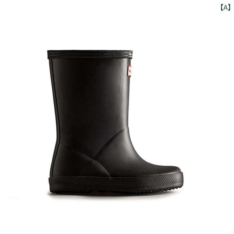 ちびっ子 雨靴 雨合羽 防滑 短筒 予防医学原料品 黒いこと アーミーグリーン ユニ一発やる 通年当て嵌める アウトドア 軽さ 耐久性