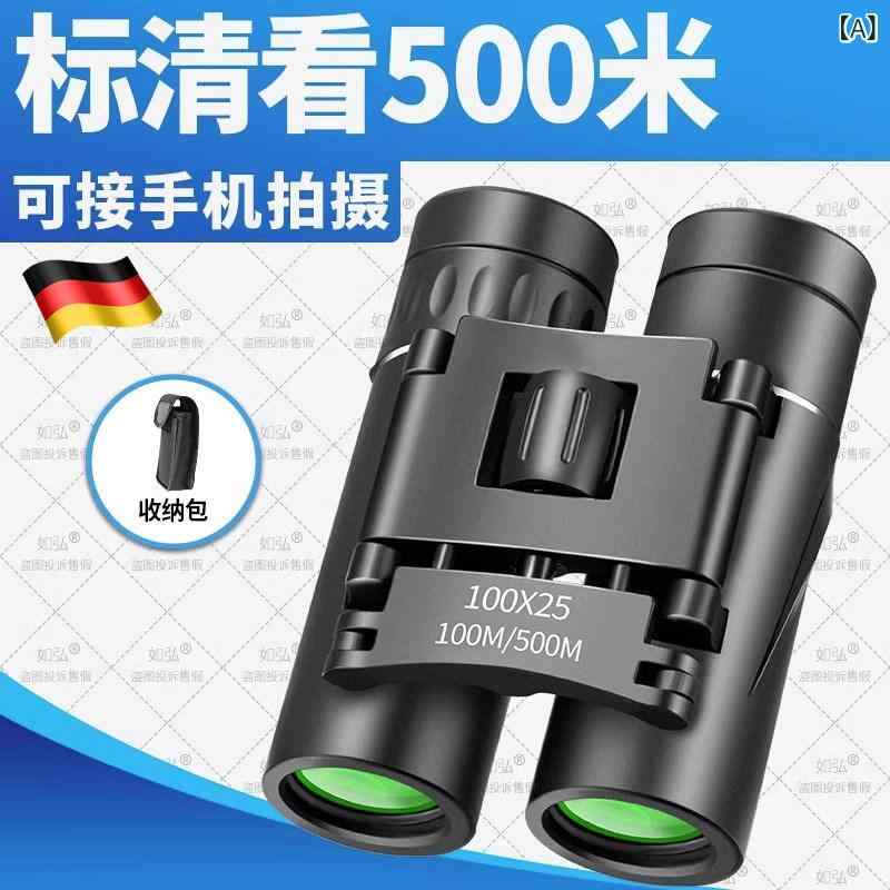 小型望遠鏡 高倍率 高解像力 労働者階級 パウダーコンパクト 携帯型 昼夜両用 夜視役立つこと アウトドア 音楽会ご覧なさる 旅する用 軽さ 雨合羽 天体望遠鏡-TV・オーディオ・カメラ