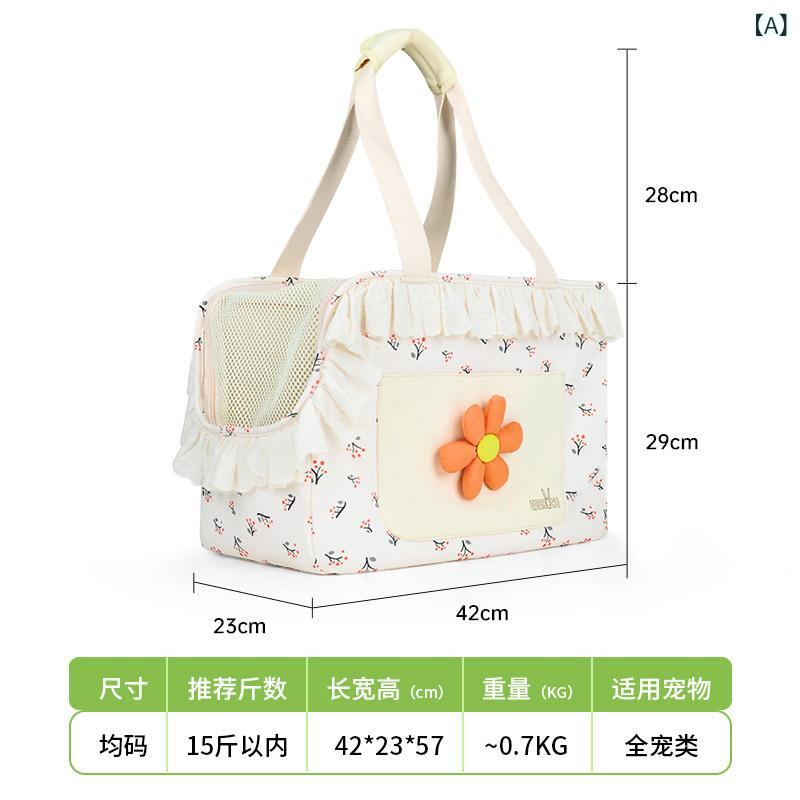 ペットキャリーバッグ 猫用 通気性 夏用 片肩 バックパック 手提げ 軽量 外出用 メッシュ素材 持ち運び便利 英国風|ベネフィメントショップ