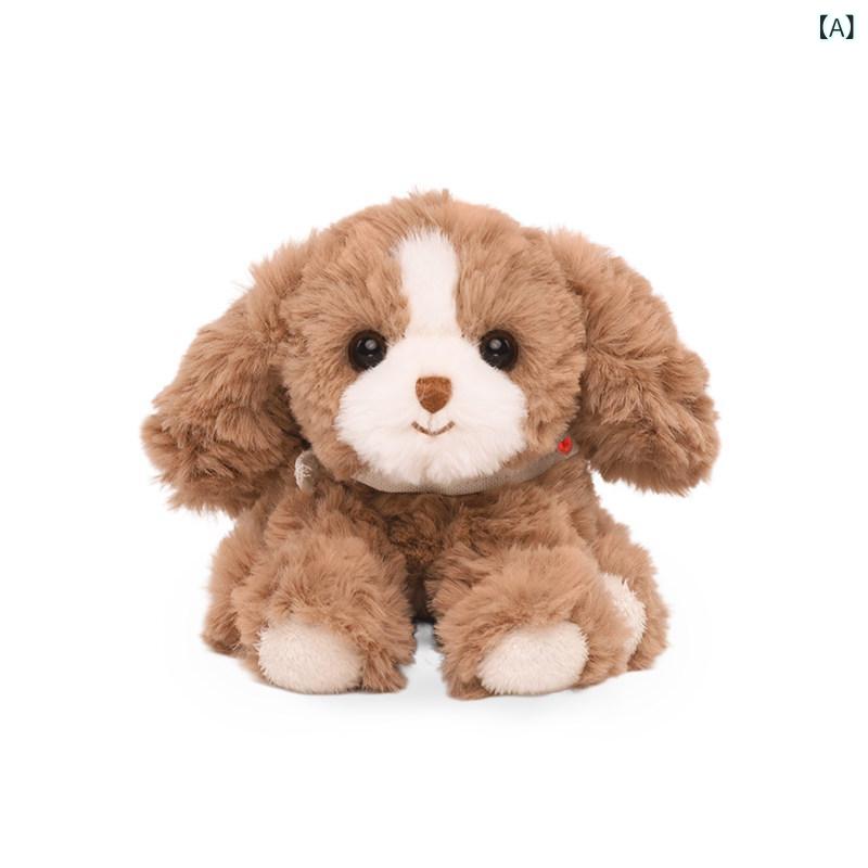 ぬいぐるみ 愛くるしい 犬型 ブランケット 手あそび パステル色の 原料品 ちびっ子用 差し上げ物 差し上げ物 室内装飾 飾りつけ お座敷 飾りつけ 癒し 品目