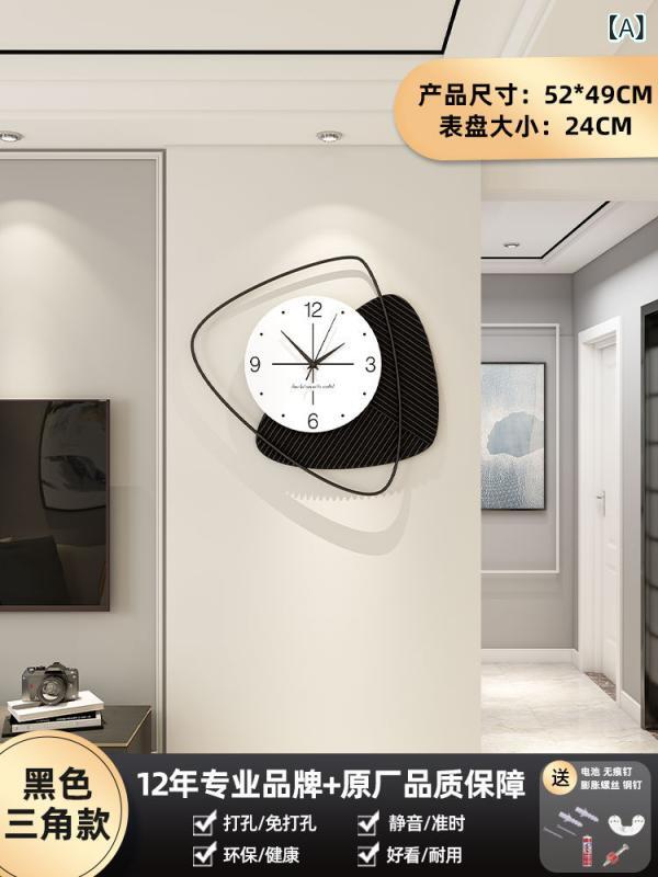 壁掛け時計 現代風 軽奢 シンプル 静音 リビング 寝室 ダイニング 家庭用 インテリア スタイリッシュ ミニマム 壁掛け クロック｜ベネフィメントショップ
