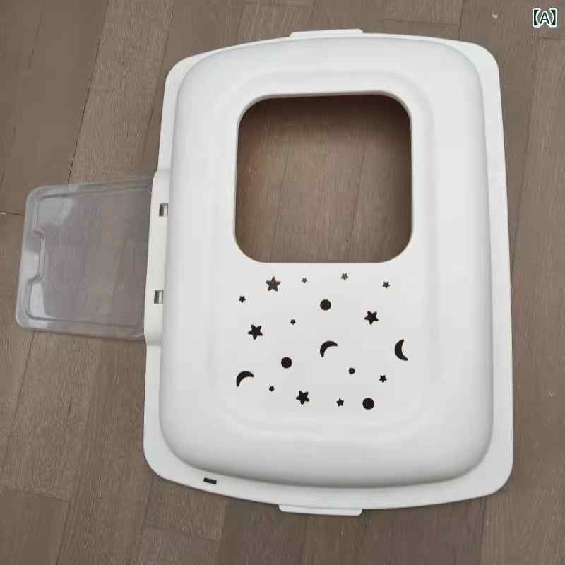 猫室内用便器 大型 開けはなし手合い 飛び散り押しとどめる メインクーン ラグドール 相応う 特大大きさ 猫砂室内用便器 キャットトレイ 愛玩動物装置