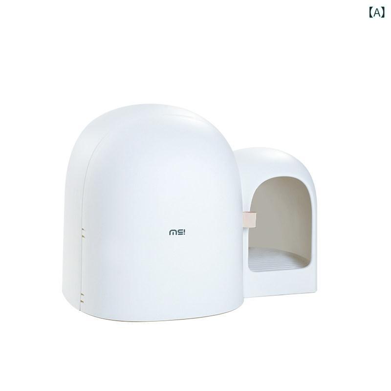 猫幼児用便器 大型 物のみごとに密閉型 防臭 飛び散り押しとどめる 歩廊置き相応う 小型 中型 大型猫用 飾り気のない洗い濯ぎ 可塑性物質製 愛玩動物グッズ
