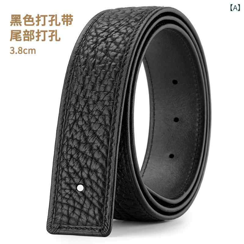 三尺帯 メンズ 人はだ 牛皮 商行為用 自動小銃バックル  原料品 通い 通年当てはめる 軽さ 耐久性
