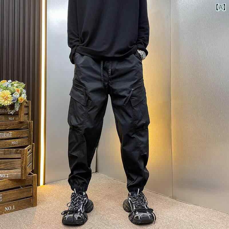 メンズ カーゴパンツ テーパード 多隠し アウトドア 心地好い 普段使い走り 役立つこと性 軽さ 伸縮性 冷やりとした 表どおり表現スタイル 座標し分かりやすい トラウザース ズボン