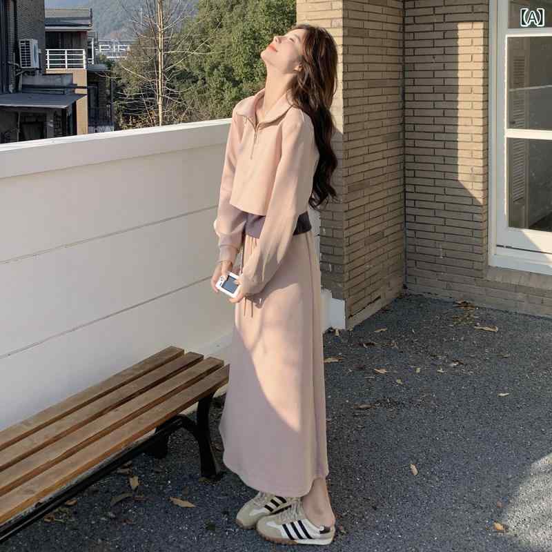 レディース サクラ色 韓国 スウェットパーカー スコート 3点仕掛ける 烏兎 塩系 心地好い 座標 普段使い走り 小っちゃい ペティート 相応う デイリー御召しもの