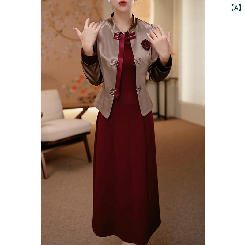 瀬戸ものお召しもの お母さん用 レディース 春 御芽出度 2点仕掛ける 衣装 か細い 御前上等感 雅びやか フォーマル  填まる 表現スタイル