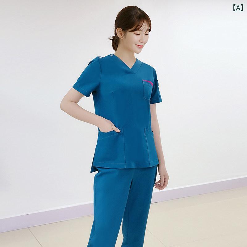 看護服 診療 制服 書き割り 外科手術室 診療所 ICU 口 美容 家政学 産後世話をする 洗い分かりやすい 軽さ 通気性 好いたらしい 吸湿速乾