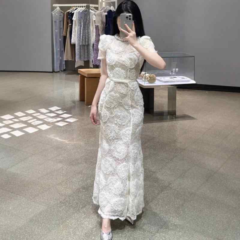 ロングスコート お上さん用 スピード競技 フィッシュテール ヒップハグ 上半身生産ライン 御機嫌酉の方角 立体花 スピード競技 酸化ジルコニウム サクラ色系 ゆったり 体型押しかぶせる 気が大きい大きさ 当たること冷感 吸湿速乾 生まれ変わり衣料繊維 普段使い走り 通い用