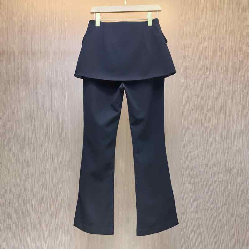 レディース 春 スーツ セットアップ タイトスカート フレアパンツ スリムフィット 着痩せ ボディシェイプ 修身 ロング丈 オフィス 通勤 軽量 伸縮性 ハイウエスト ブラック グレー ベージュ｜ベネフィメントショップ