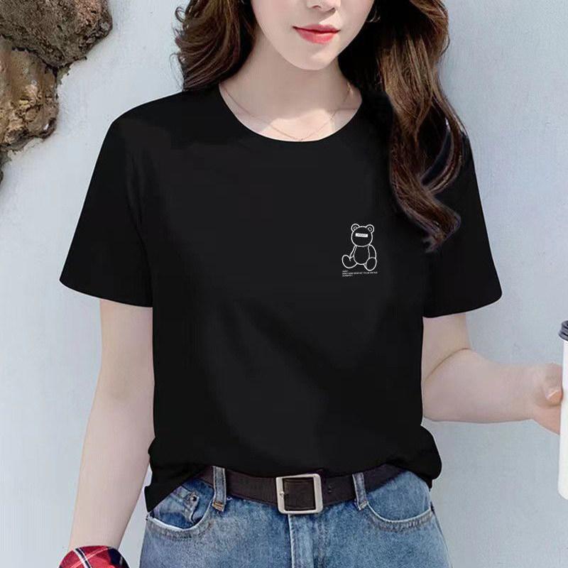 Tシャツ レディース 大きいサイズ 半袖 トップス カットソー 綿100％ コットン ラウンドネック クルーネック 丸首 快適 柔らかい 無地 シンプル ベーシック 着回し カジュアル ゆったり 体型カバー 着痩せ 細見え お腹周り 二の腕カバー 伸縮性｜ベネフィメントショップ