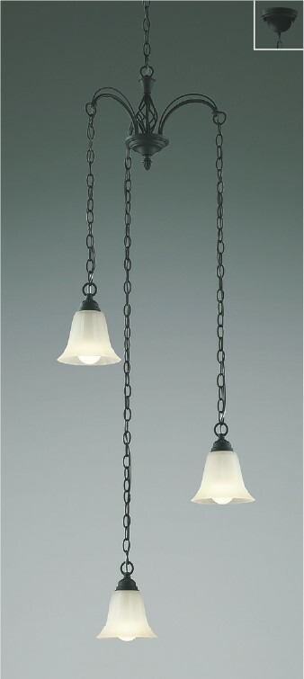 楽天市場】AP40021L LED吹抜シャンデリア (60Wx2灯相当) LED（電球色