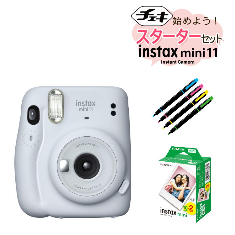 お得限定SALE 富士フイルム インスタントカメラ instax mini11 チェキ