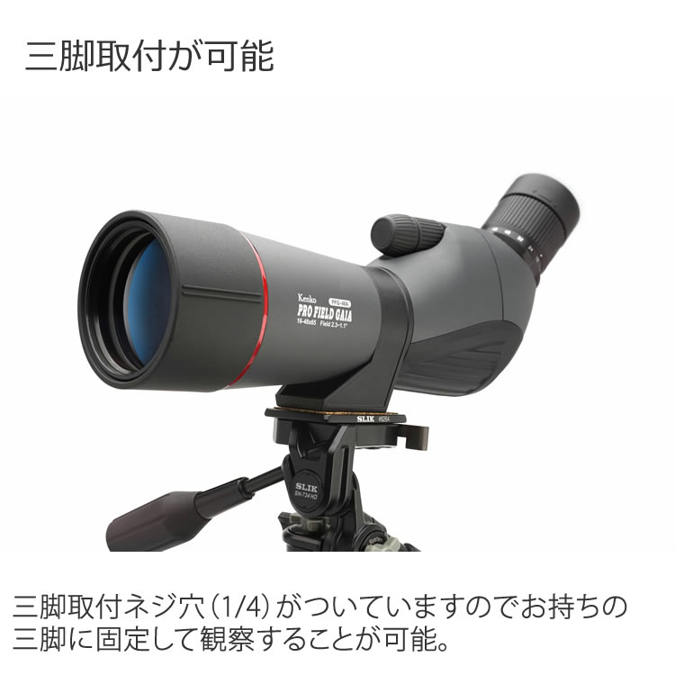 市場 ズーム式フィールドスコープ Kenko プロフィールドガイア PFG-48A