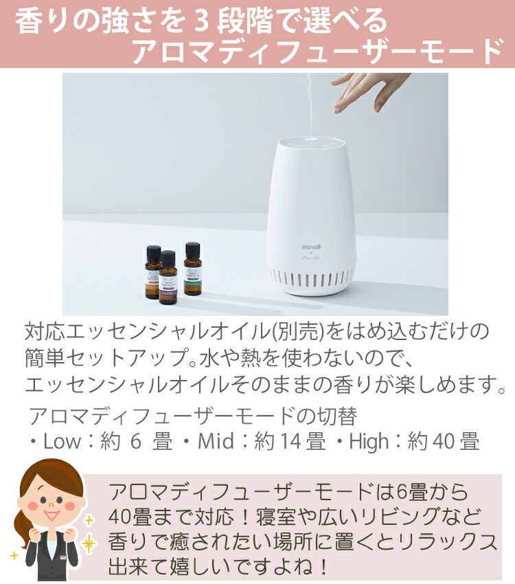 マクセル アロマディフューザー実利ラックオゾン除真菌類消臭容器 オゾネオ アロマ Maxell Mxap Fae275r Mxapfae275r ラッピング不可 みつはぴ Newbyresnursery Com