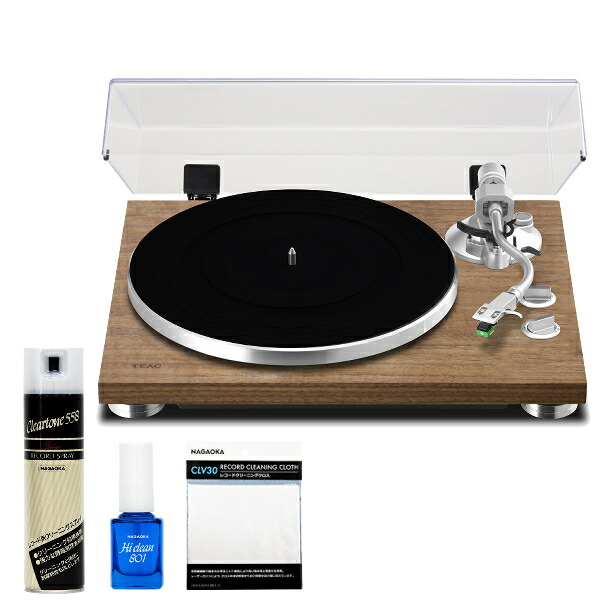 レコードプレーヤー TEAC TN-400BT-SE WA ウォルナット ティアック Bluetoothトランスミッター搭載 ベルトドライブ式 ターンテーブル レコード プレイヤー(ラッピング不可)(みつはぴ)