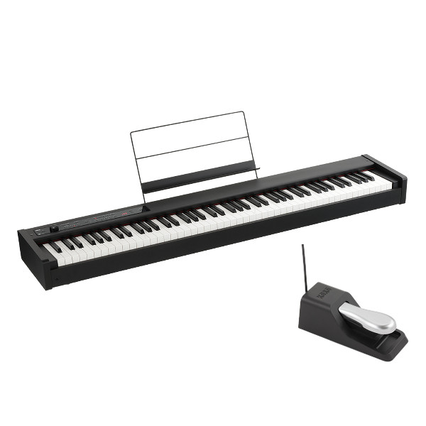 在庫処分 コルグ Korg 電子ピアノ鍵 D1 Bk ブラック 黒 スピーカーレス 30種類のサウンド 日本製の高品質なrh3鍵盤 ラッピング不可 みつはぴ Fucoa Cl