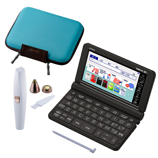 カシオ 電子辞書 EX-word エクスワード 高校生モデル XD-SX4800BK ブラック (セミハードケース&フィルム&クロス&シェーバー付き)(みつはぴ)