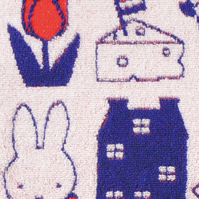 【キャラクタータオル】ミッフィーフェイスタオル(ダッチモチーフ)(4992272704327)(キャラクター/キャラタオル/かわいい/ミッフィーちゃん/うさぎ/子供/入園/幼稚園/保育園/タオル)(メール便可:1点まで)(みつはぴ)