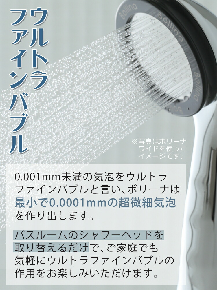 独特の上品 浴びる全身美顔器シャワーヘッド ボリーナワイド TK-7007-SL シルバー 田中金属製作所 ウルトラファインバブル バスグッズ 美容  節水 美肌 スキンケア 保湿 保温 マイクロナノバブル 全身美肌 みつはぴ www.dexion.com.au