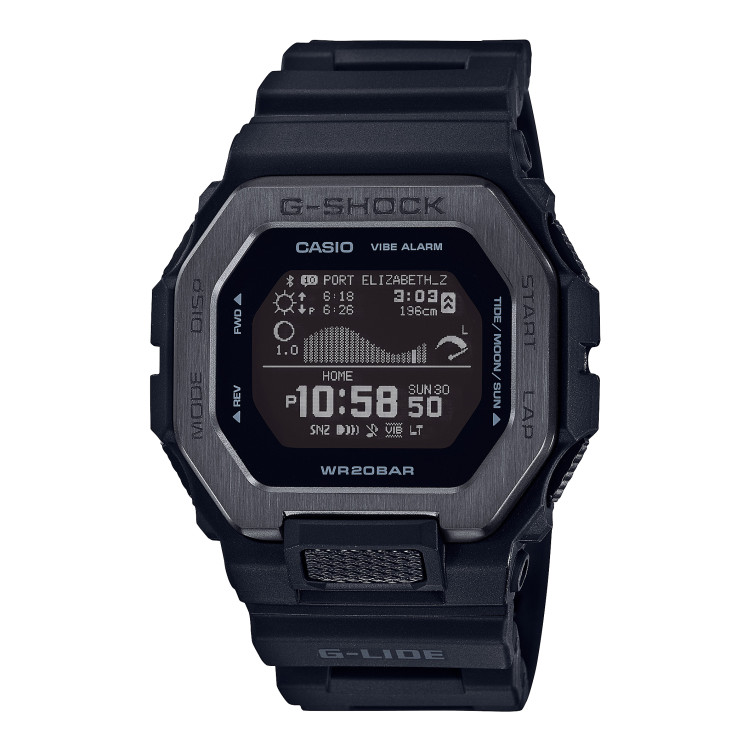 カシオ CASIO 腕時計 GBX-100NS-1JF Gショック G-SHOCK メンズ G-LIDE ブラック Bluetooth搭載 スマートフォンリンク タイドグラフ 樹脂バンド クオーツ デジタル メーカー保証1年(国内正規品)(.QL)