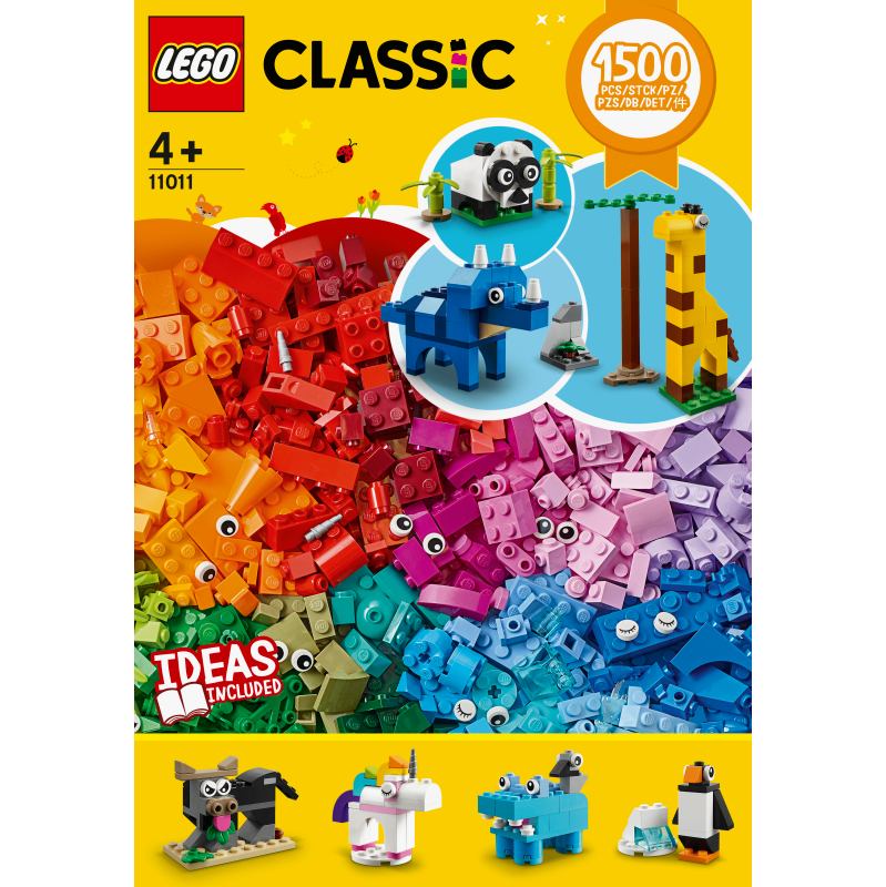 楽天市場 流通限定商品 レゴ Lego クラシック アイデアパーツ 動物セット おもちゃ 玩具 ブロック 知育玩具 幼児 1歳 2歳 3歳 基本セット パーツ プレゼント ギフト 誕生日 クリスマス ベネリック レゴストア楽天市場店