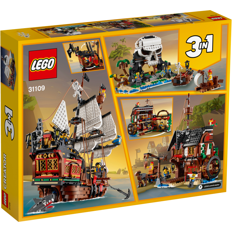 【楽天市場】【レゴr認定販売店】 レゴ クリエイター 海賊船 31109 Lego おもちゃ 玩具 ブロック 男の子 女の子