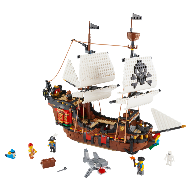 楽天市場 レゴ R 認定販売店 レゴ Lego クリエイター 海賊船 おもちゃ 玩具 ブロック 男の子 インテリア ディスプレイ 3in1 船 プレゼント ギフト 誕生日 クリスマス ベネリック レゴストア楽天市場店