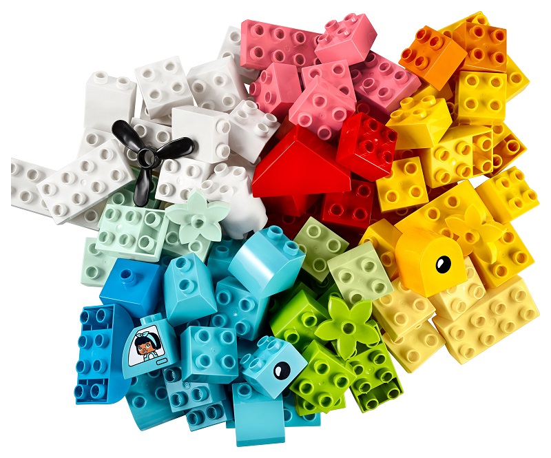 楽天市場 レゴ R 認定販売店 レゴ Lego デュプロ デュプロのいろいろアイデアボックス ハート おもちゃ 玩具 ブロック 知育玩具 幼児 1歳 2歳 3歳 子育て ごっこ遊び 大きいブロック プレゼント ギフト ベネリック レゴストア楽天市場店