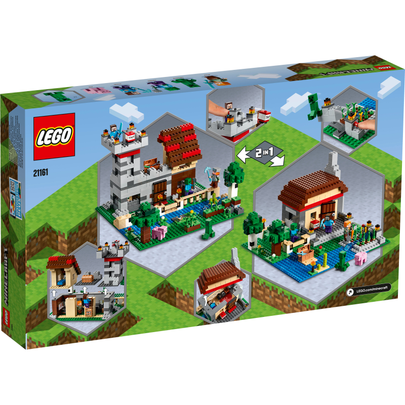楽天市場 レゴ R 認定販売店 レゴ Lego マインクラフト クラフトボックス 3 0 ブロック おもちゃ 室内 おうち時間 ベネリック レゴストア楽天市場店