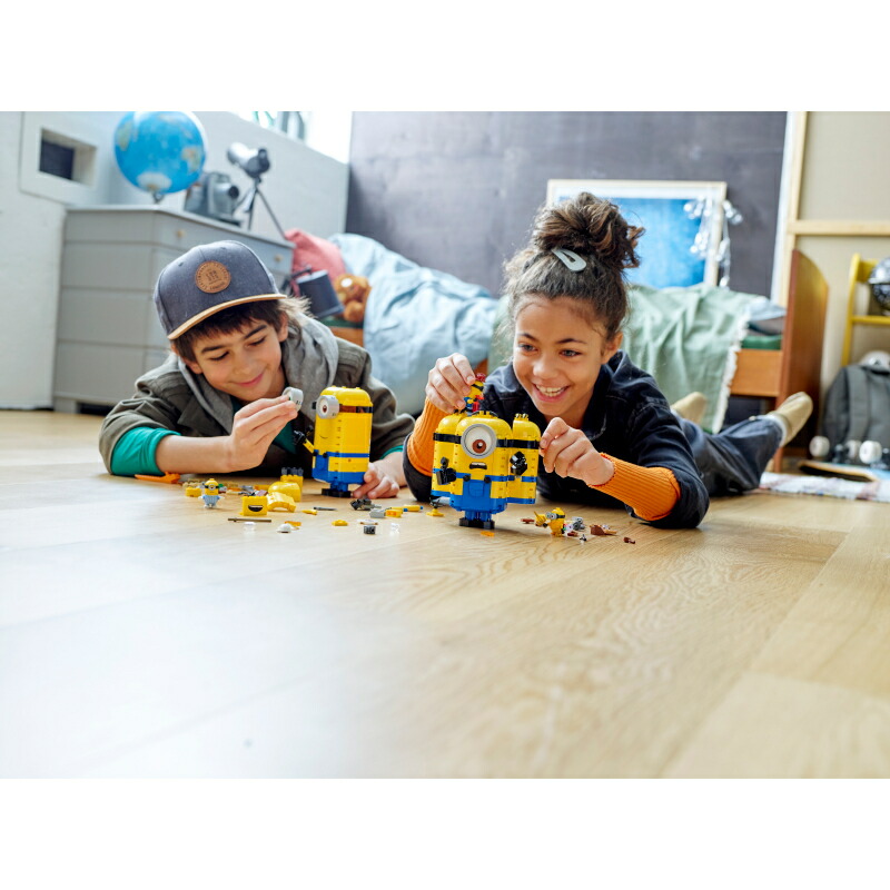 楽天市場 レゴ R 認定販売店 レゴ Lego ミニオン ミニオンと秘密基地 おもちゃ 玩具 ブロック 男の子 女の子 おうち時間 キャラクター グッズ 映画 Minions プレゼント ギフト 誕生日 クリスマス ベネリック レゴストア楽天市場店