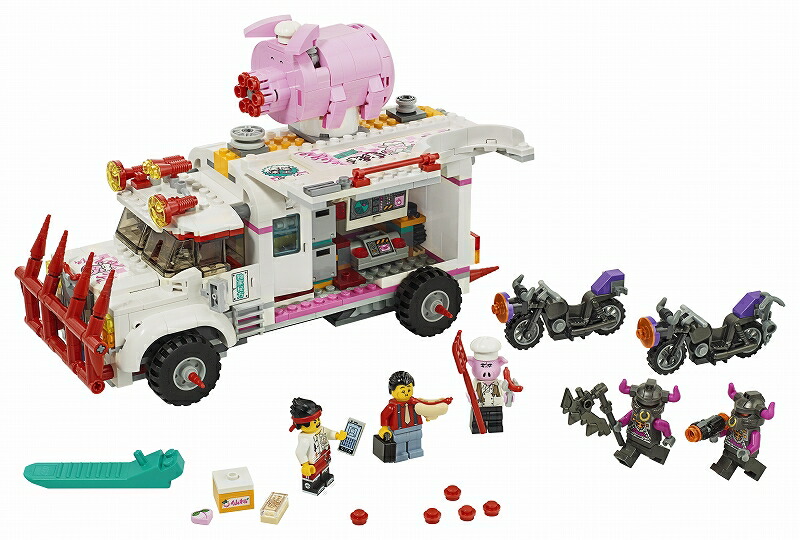 楽天市場 流通限定商品 レゴ Lego モンキーキッド ピグシーのフードトラック おもちゃ 玩具 ブロック 男の子 女の子 おうち時間 西遊記 孫悟空 ヒーロー プレゼント ギフト 誕生日 クリスマス ベネリック レゴストア楽天市場店