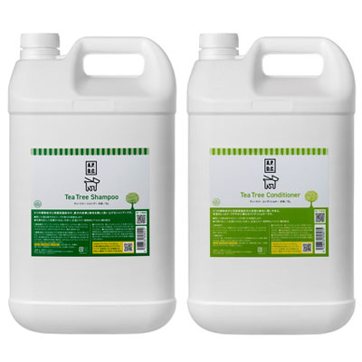 APDC ティーツリー シャンプー 5L＆コンディショナー 5Lセット 送料無料 業務用 犬 用 ペットシャンプー apdc A.P.D.C. 犬 シャンプー 業務用 おすすめ 対象商品