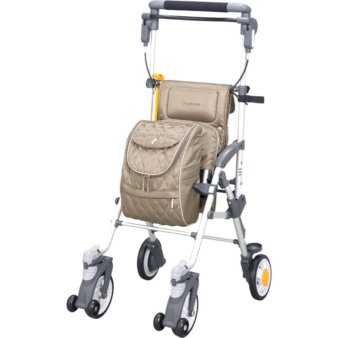 高価値 おしゃれ 4輪 ショッピングカート 老人 マキテック手押し車 キャリースルーンxl シルバーカー 介護用品 オシャレカート 高齢者 歩行補助 軽量 移動 歩行支援用品 Www Williamssound Com